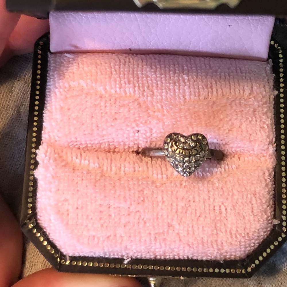 Juicy Couture Pave Heart Ring
